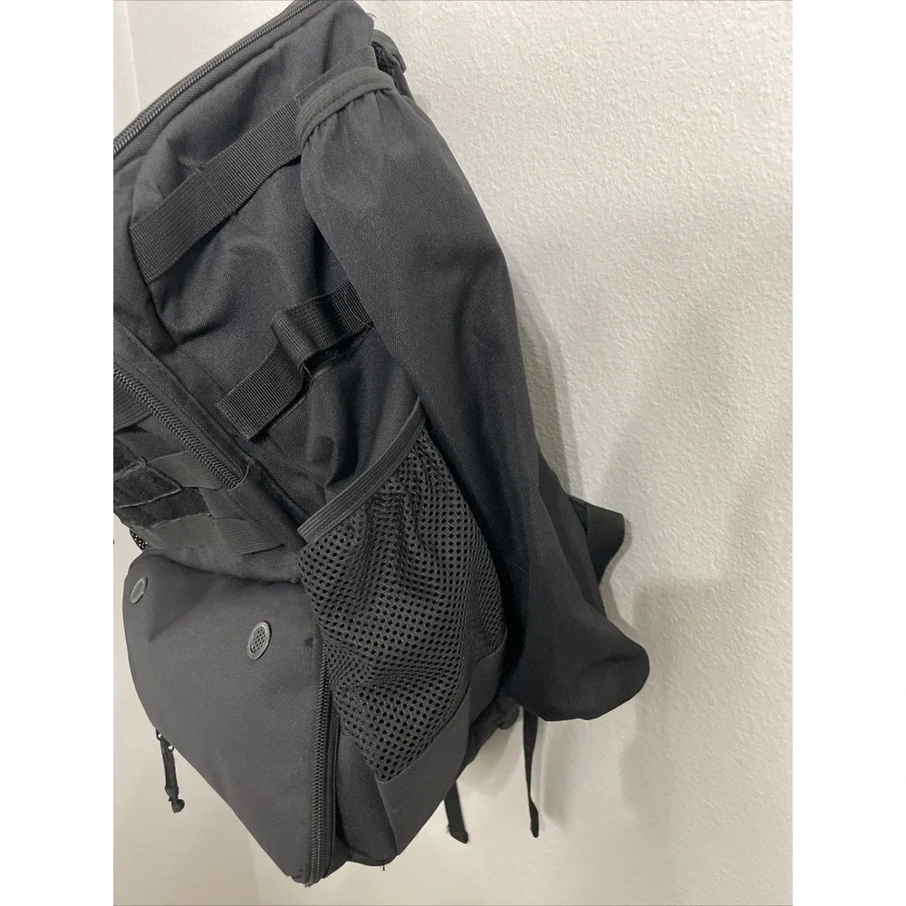 Black‎ Tactical Baseball or Softball Backpack Heavy Duty Big Pockets